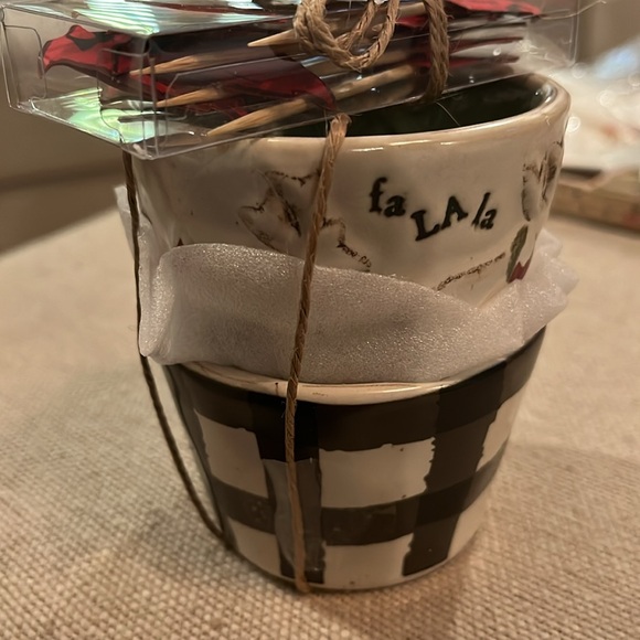 Mud Pie Fa La La Tidbit Bowl Set/NWT - Picture 3 of 8